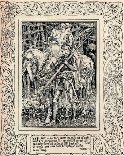 Faerie Queene, um 1900 von Walter Crane