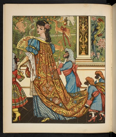 Illustration für Die Schöne und das Biest von Walter Crane