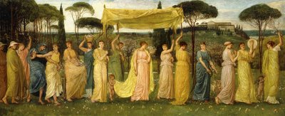 Der Frühlingseinbruch, 1873 von Walter Crane