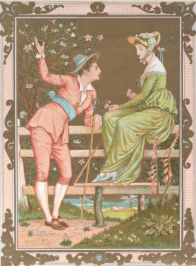 Valentine, 1876 von Walter Crane