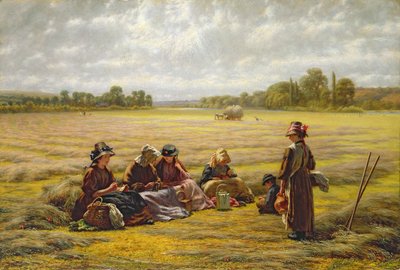 Erntende, die sich in der Sonne ausruhen, Berkshire, 1865 von Walter Field