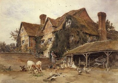 Ein Bauernhof in Surrey von Walter Frederick Roofe Tyndale