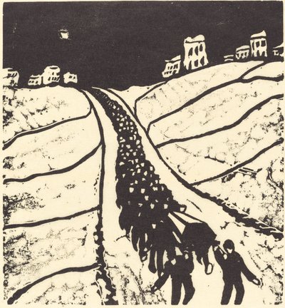 Begräbnis, 1916 von Walter Gramatte