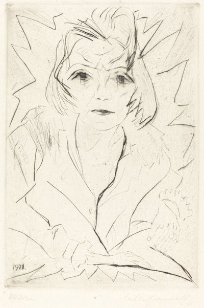 Mädchen, 1921 von Walter Gramatte