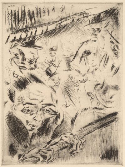 Robert im Theater, 1918 von Walter Gramatte