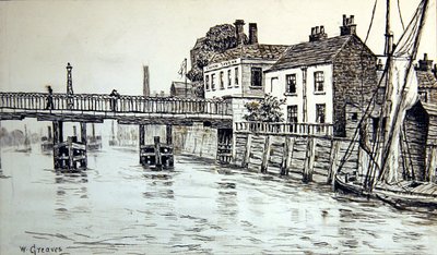 Swan Tavern, Battersea von Walter Greaves