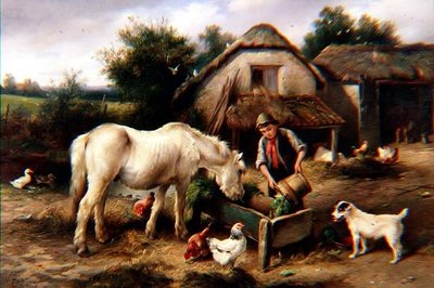 Ein Bauernhof in Devonshire von Walter Hunt