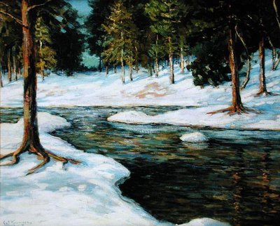 Eine Winterlandschaft von Walter Koeniger