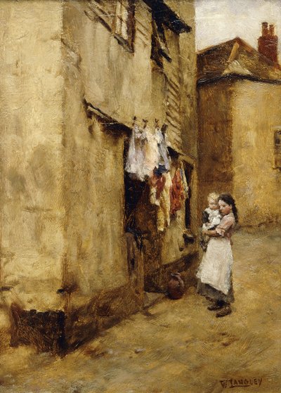 Eine Straße in Newlyn von Walter Langley