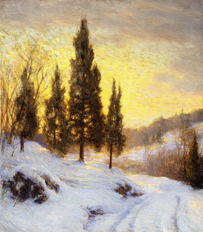 Wintersonnenuntergang von Walter Launt Palmer