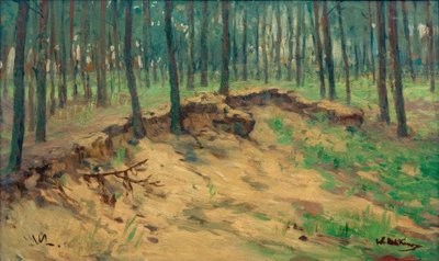 Waldstück mit Sandgrube von Walter Leistikow