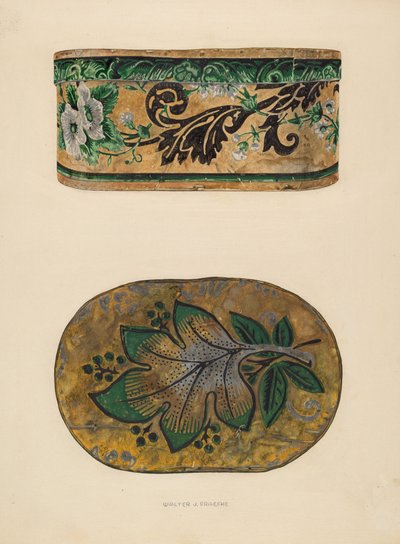 Hutschachtel, ca. 1937 von Walter Praefke