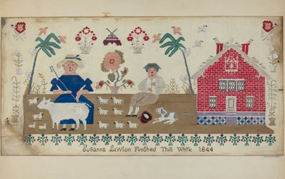 Stickmuster, ca. 1937 von Walter Praefke