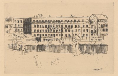 Altes Hotel Royal Dieppe von Walter Richard Sickert