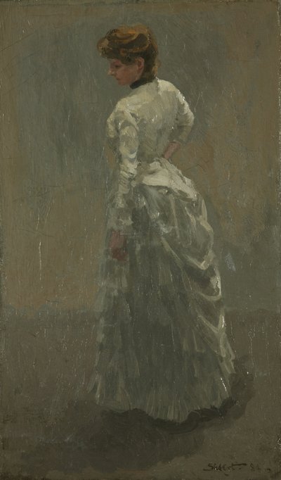 Das graue Kleid von Walter Richard Sickert