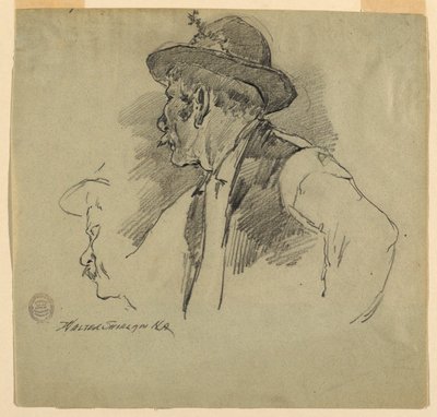 Ein bayerischer Bauer von Walter Shirlaw