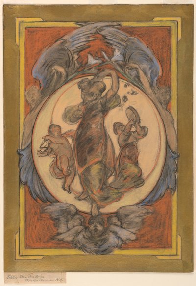 Studie für "Der Halbmond" von Walter Shirlaw