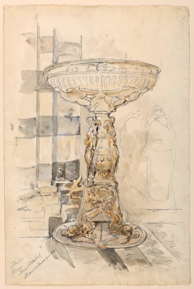 Studie des Beckens, Dom von Siena von Walter Shirlaw