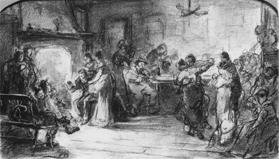 Der Bauerntanz von Walter Shirlaw