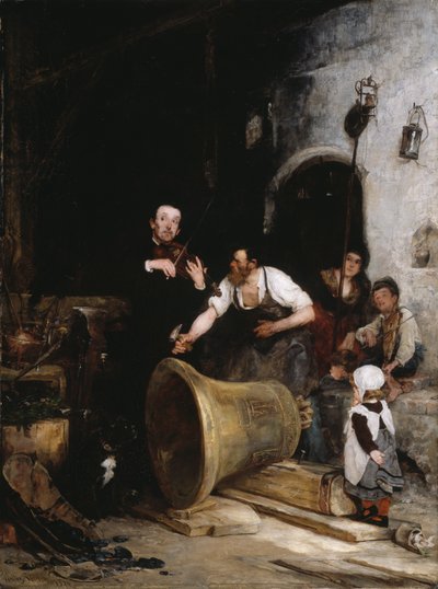 Die Glocke stimmen, 1874 von Walter Shirlaw
