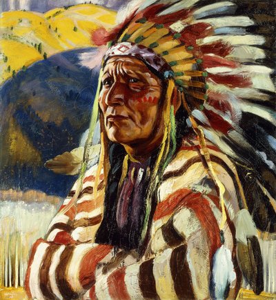 Häuptling Thundercloud von Walter Ufer
