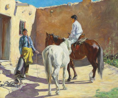 Vorbereitungen von Walter Ufer