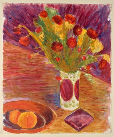 Blumenvase und Obstschale von Walther Gamerith