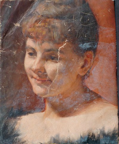 Porträtstudie einer Dame von Walther Gamerith