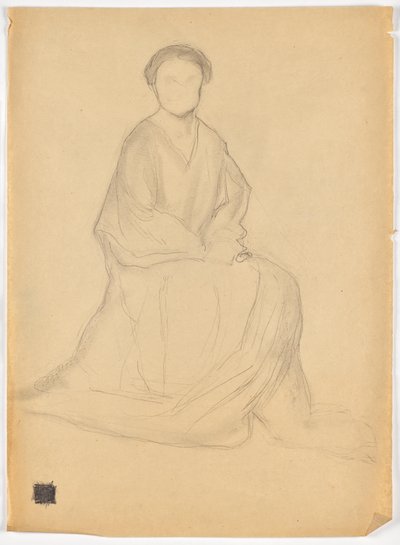 Studie einer Dame von Walther Gamerith