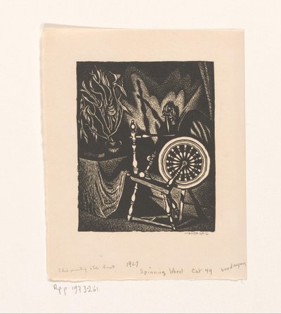 Spinnrad von Wanda Gág (signed by artist)