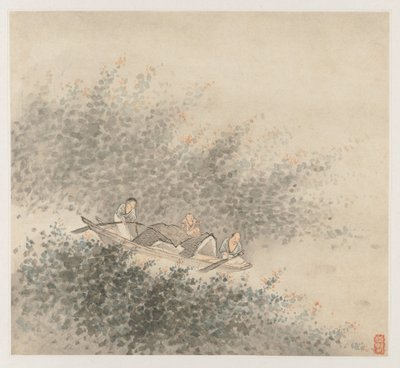 Album der Landschaften: Blatt 6 von Wang Gai