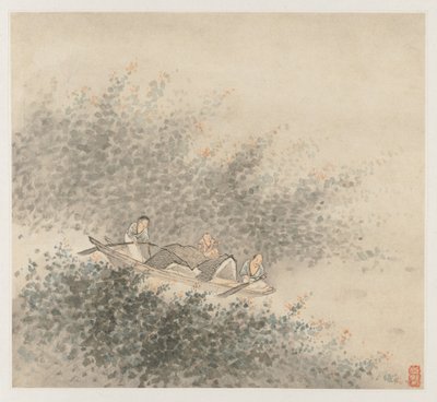 Album der Landschaften: Blatt 6, 1677 von Wang Gai