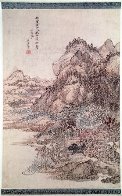 Herbstberge von Wang Huei