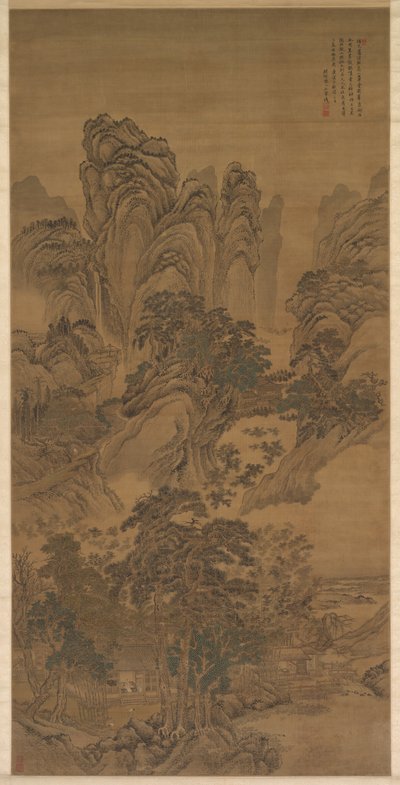 Landschaft, 1632-1717 von Wang Hui