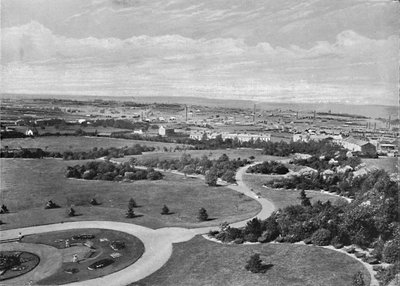 Barnsley Park und Stadt, um 1896 von Warner Gothard