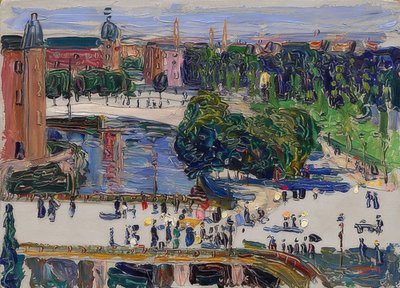 Amsterdam - Blick aus dem Fenster von Wassily Kandinsky