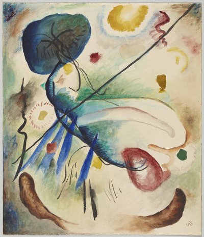 Aquarell mit Strich von Wassily Kandinsky