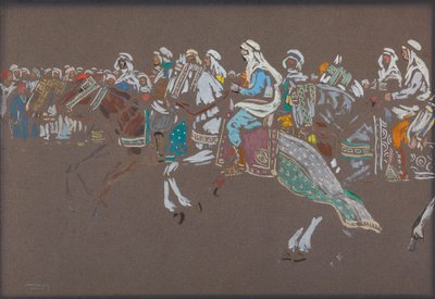 Arabische Reiterei von Wassily Kandinsky