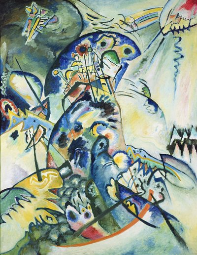 Blauer Kamm, 1917 von Wassily Kandinsky