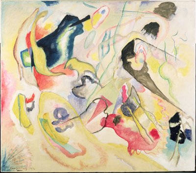 Sintflut II von Wassily Kandinsky