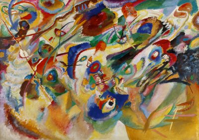 Entwurf 2 zu Komposition VII von Wassily Kandinsky