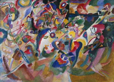 Entwurf 3 zu "Komposition VII" von Wassily Kandinsky