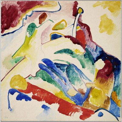 Entwurf zu "Komposition II" von Wassily Kandinsky