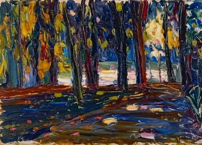 Im Park von St. Cloud – Herbst II von Wassily Kandinsky
