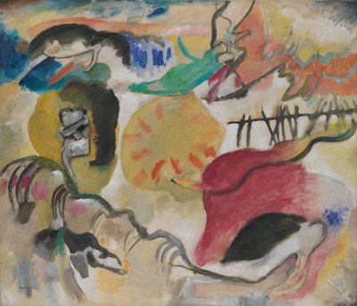 Improvisation 27 (Garten der Liebe II) von Wassily Kandinsky