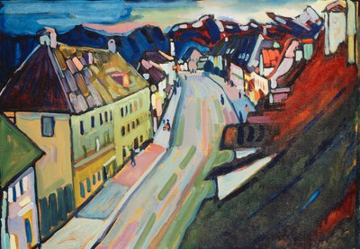 Murnau-Obermarkt von Wassily Kandinsky
