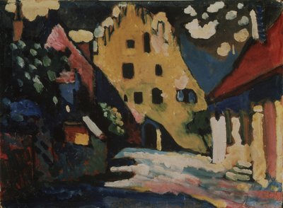 Murnau. Burghof, 1908 von Wassily Kandinsky