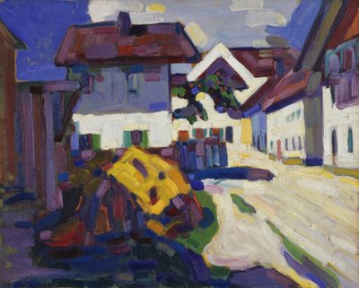 Murnau – Häusergruppe von Wassily Kandinsky