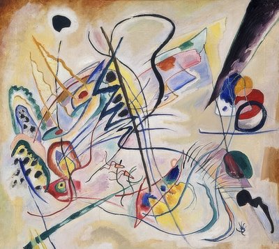 Musikalische Ouvertüre, Violetter Keil von Wassily Kandinsky