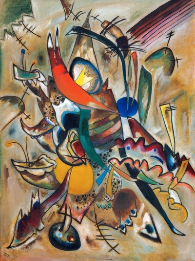 Gemälde mit Punkten von Wassily Kandinsky